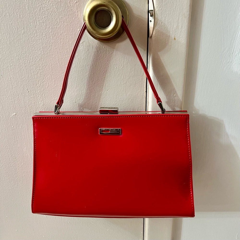 Guess Vibrant Red Clutch